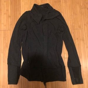 Lululemon heathered black/gray jacket